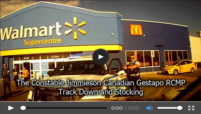 The Criminalization of an Innocent Senior Citizen  By RCMP Constable Jimmieson.